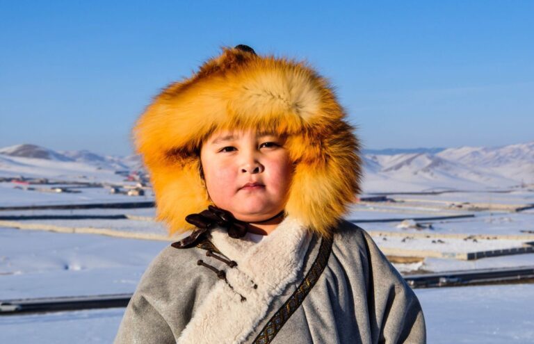 Mongolei im Winter
