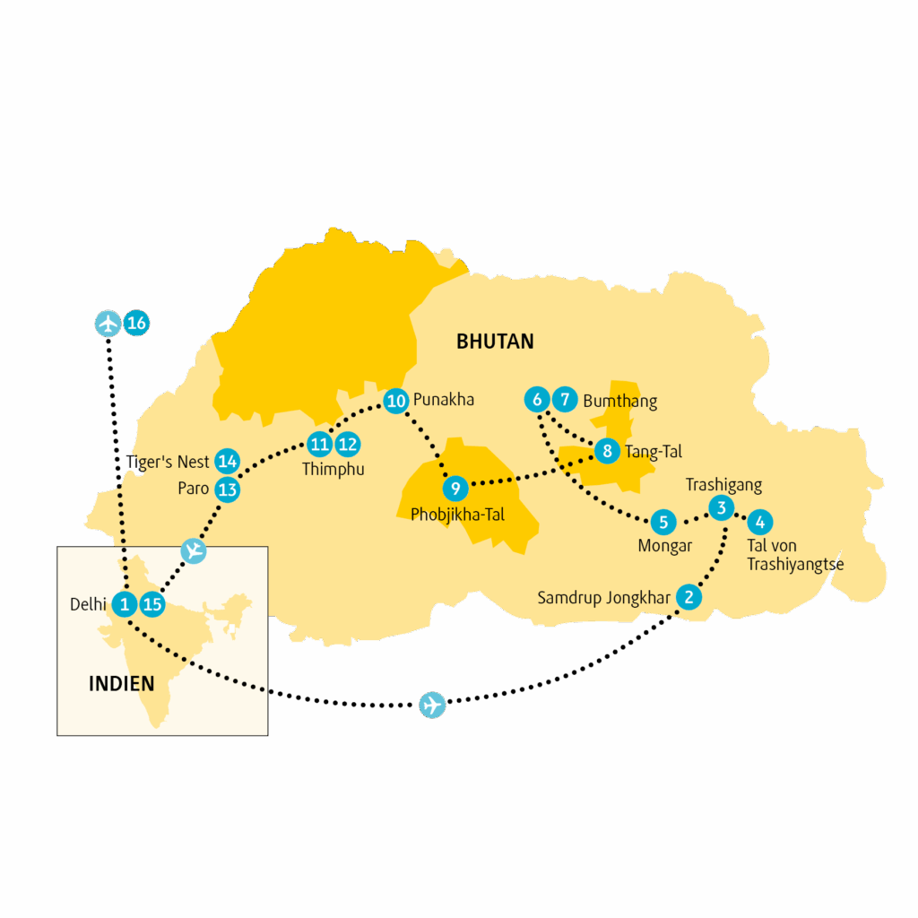 Bhutan Rundreise