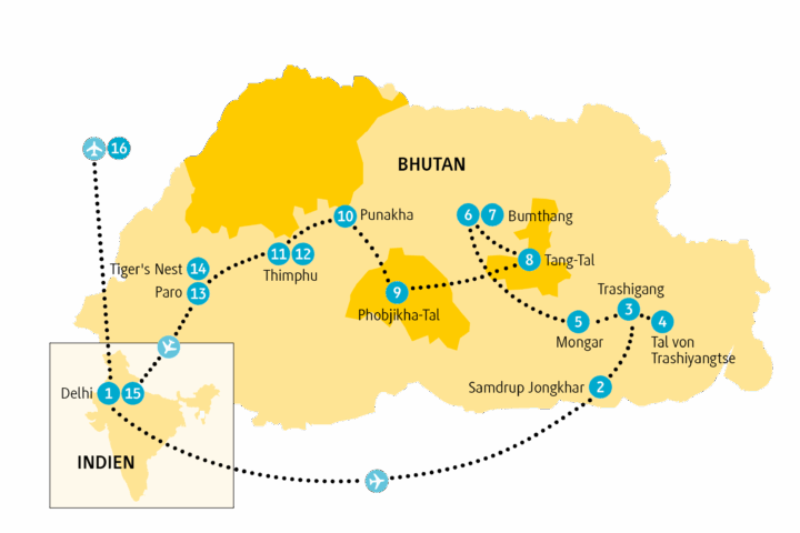 Bhutan Rundreise